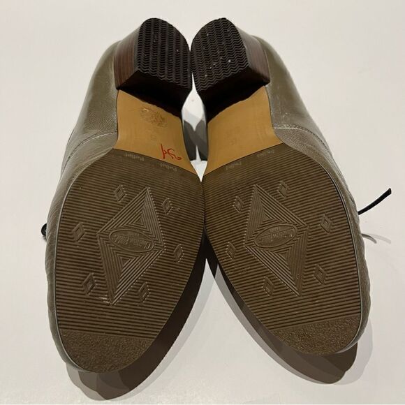 Christian Pellet France loafers Gray with black trim size 5 EE - Picture 8 of 12